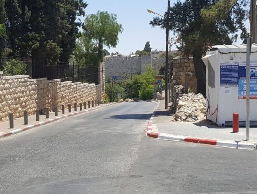 חניון המלך דוד חומות העיר ירושלים - 1